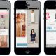 Mobile Apps for shopping displayed on mobiles with images of apparels and their details.